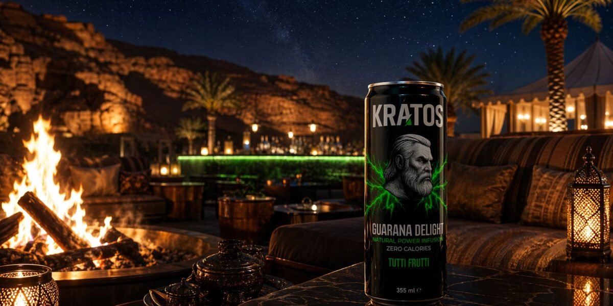 KRATOS & Co البرتغالية تُطلق كراتوس في المملكة العربية السعودية: مشروب الطاقة الذي لا يشبه أي مشروب آخر